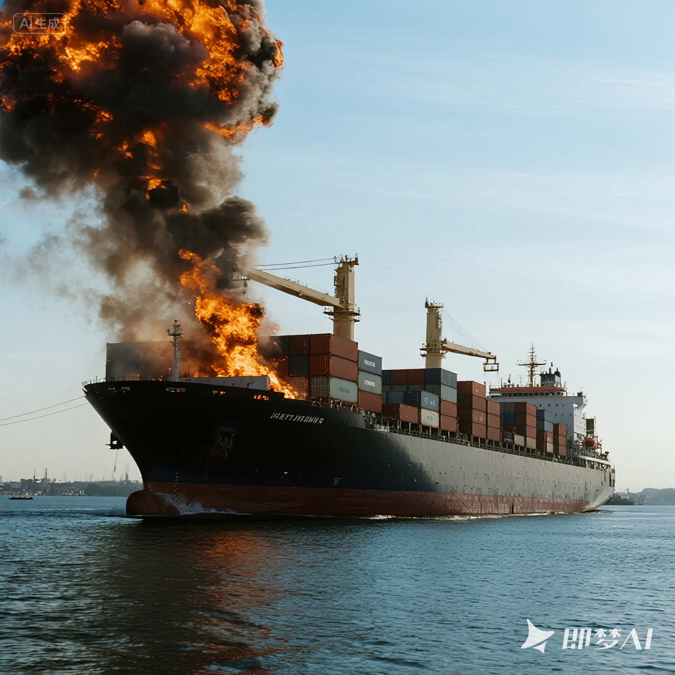 中国出发集装箱船火灾后宣布共同海损！多家船公司共舱货物受影响